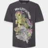 YOURTURN My Little Pony Wash GraphicT-Shirt Con StampaBlack Donna T-shirt E Top YO12100SB-Q11