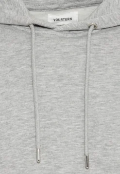 YOURTURN UnisexFelpa Con CappuccioMottled Grey Donna Felpe YO1210042-C13 -Yourturn 046923917e3648a69f77e2fcf81104e1 scaled