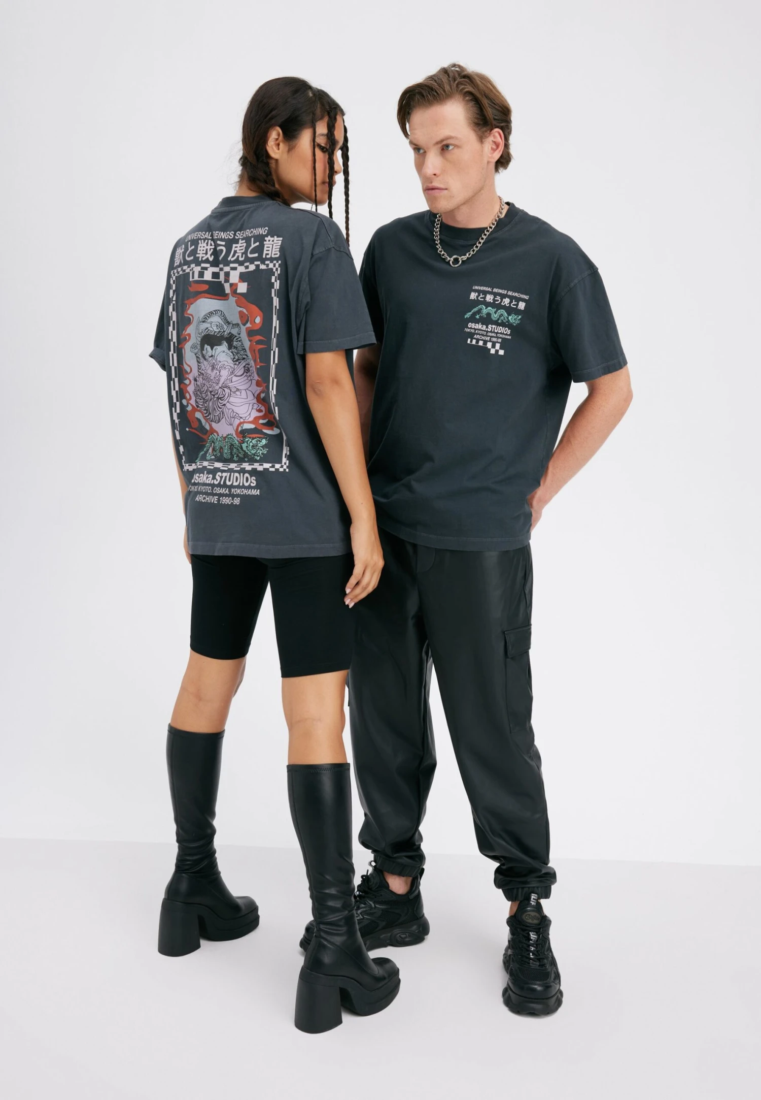 YOURTURN UnisexT-Shirt Con StampaBlack Donna T-shirt E Top YO122O0T1-Q11 2 YOURTURN UnisexT-Shirt Con StampaBlack Donna T-shirt E Top YO122O0T1-Q11 - immagine 2