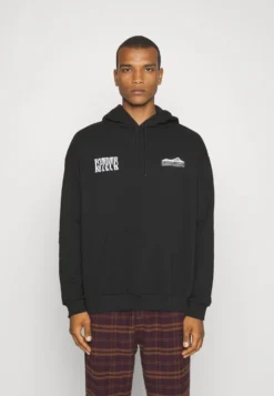 YOURTURN UnisexFelpa Con CappuccioBlack Uomo Maglieria E Felpe YO121013Y-Q11