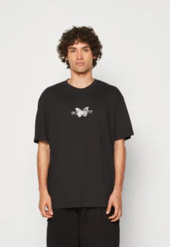 YOURTURN UnisexT-Shirt Con StampaBlack Donna T-shirt E Top YO12100WK-Q11