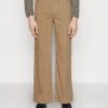 YOURTURN Corduroy Wide Leg - Pantaloni - Tan