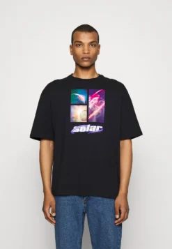 YOURTURN UnisexT-Shirt Con StampaBlack Donna T-shirt E Top YO121011J-Q11