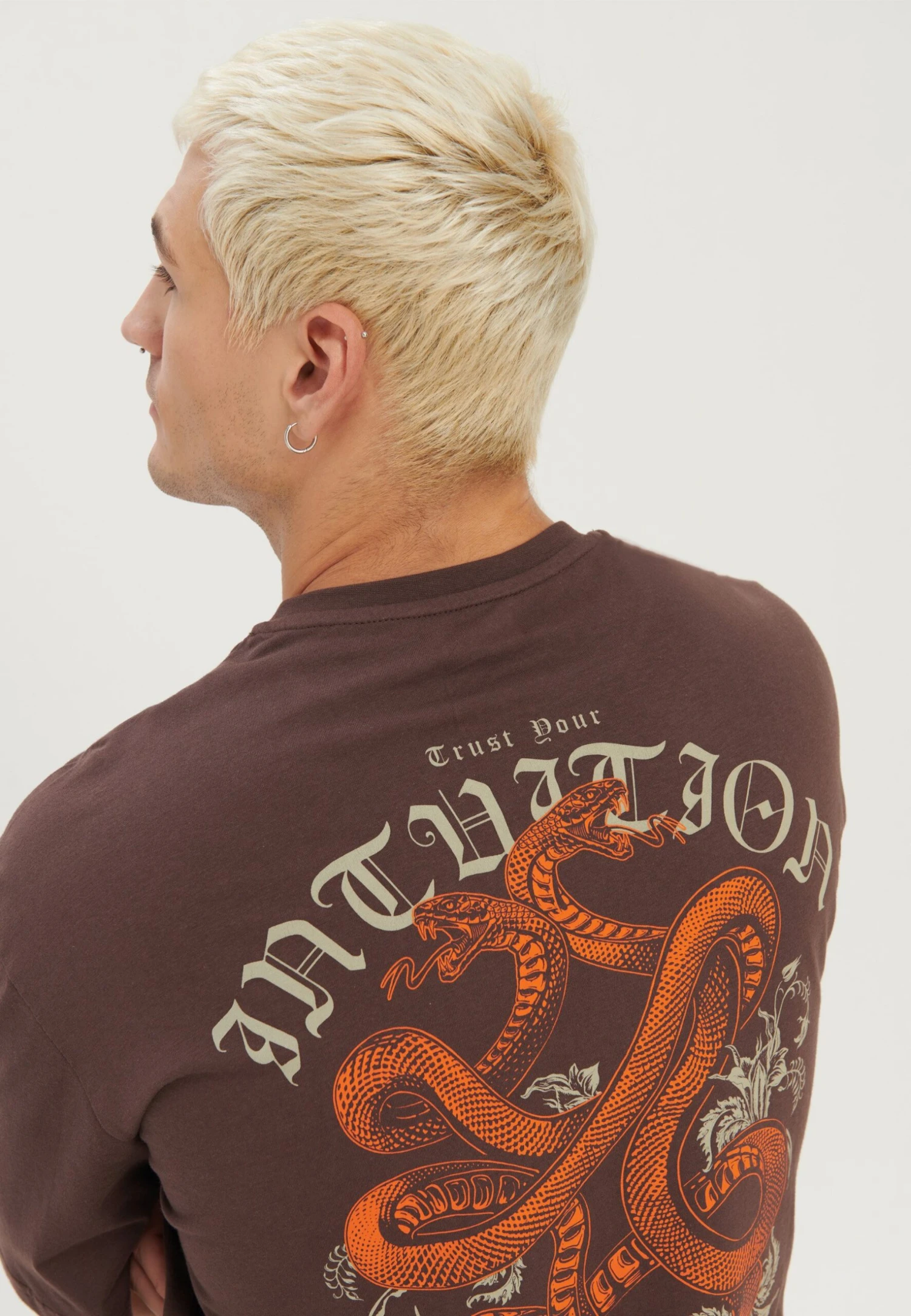 YOURTURN UnisexT-Shirt Con StampaBrown Uomo T-shirt E Polo YO121017B-O11 6 YOURTURN UnisexT-Shirt Con StampaBrown Uomo T-shirt E Polo YO121017B-O11 - immagine 6