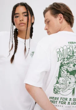 YOURTURN UnisexT-Shirt Con StampaWhite Donna T-shirt E Top YO121015O-A11