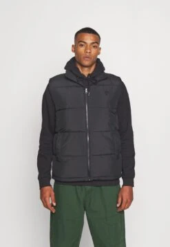 YOURTURN Puffer Vest UnisexSmanicatoBlack Uomo Giacche YO12100IJ-Q11