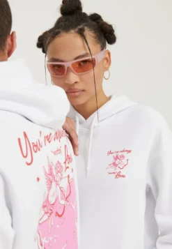 YOURTURN Heart Back Print Relaxed Hoodie UnisexFelpa Con CappuccioWhite Uomo Maglieria E Felpe YO121013W-A11 -Yourturn 2f28041d88624843b87a97958255bb0a scaled