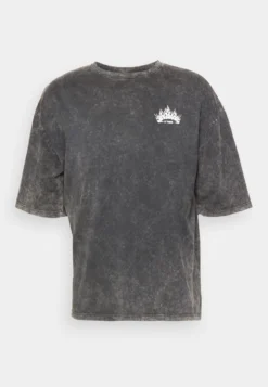 YOURTURN Skull Graphic Tee UnisexT-Shirt Con StampaMottled Black Donna T-shirt E Top YO121012M-Q11 -Yourturn 3341a74bddf74d959dffbf4e41605549 scaled