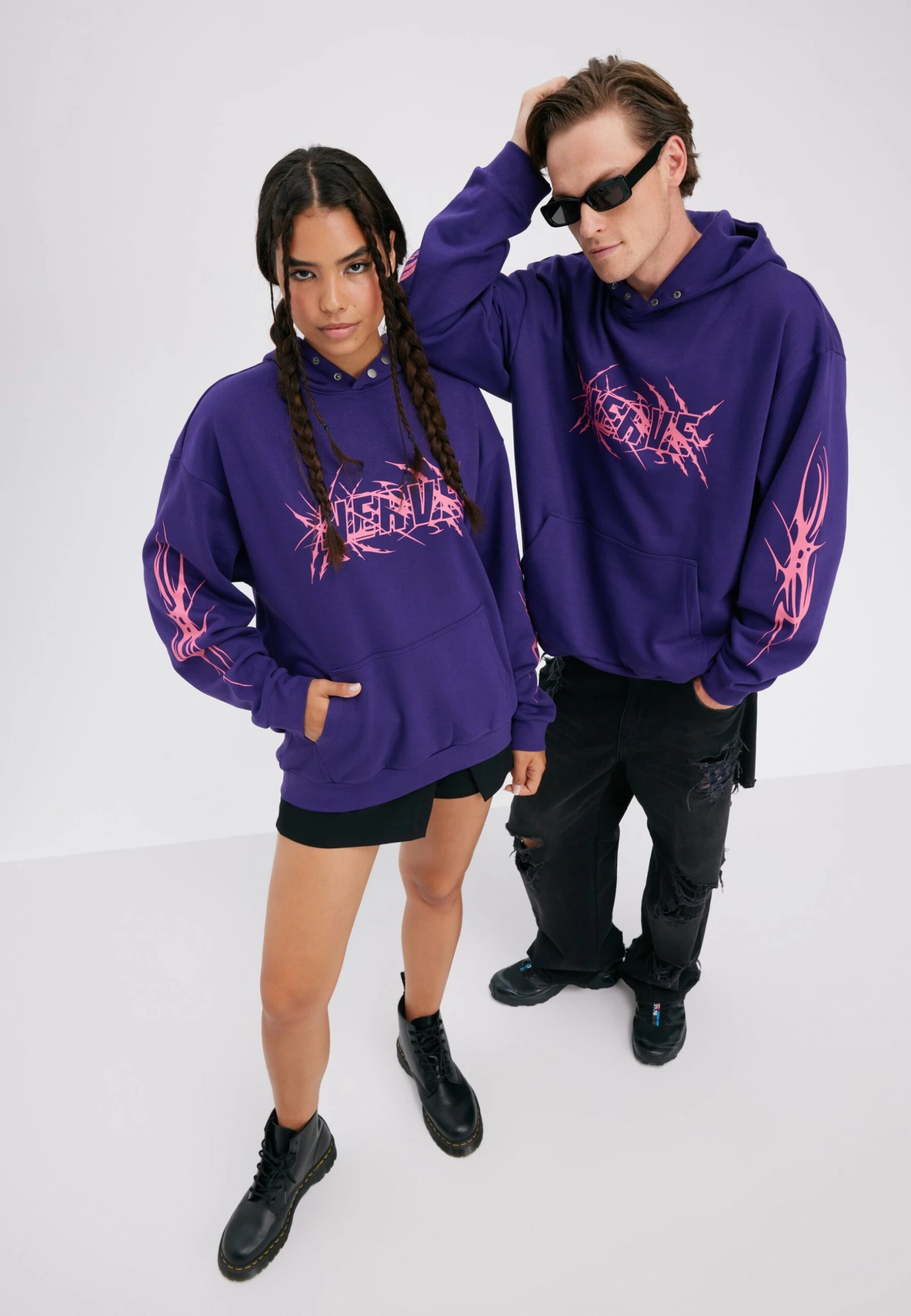 YOURTURN UnisexFelpaPurple Uomo Maglieria E Felpe YO121014E-I11 2 YOURTURN UnisexFelpaPurple Uomo Maglieria E Felpe YO121014E-I11 - immagine 2