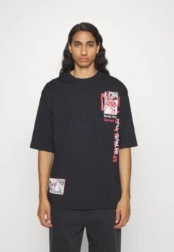 YOURTURN UnisexT-Shirt Con StampaBlack Uomo T-shirt E Polo YO121010I-Q11