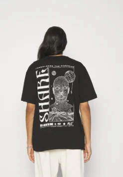 YOURTURN UnisexT-Shirt Con StampaBlack Donna T-shirt E Top YO121012R-Q11