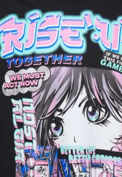 YOURTURN UnisexT-Shirt Con StampaBlack Donna T-shirt E Top YO12100R7-Q11 -Yourturn 4887c250e3054360bdaff11d2d7b3078 scaled