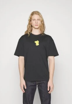 YOURTURN Pokemon Pikachu Unisex - T-Shirt Con Stampa - Black