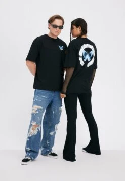 YOURTURN UnisexT-Shirt Con StampaBlack Uomo T-shirt E Polo YO121015D-Q11