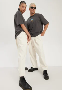 YOURTURN Pant Bo Trousers Elastic Waist Loose Fit Unisex - Pantaloni - Beige -Yourturn 69d65554b32748a3992344dbd41f9287 scaled