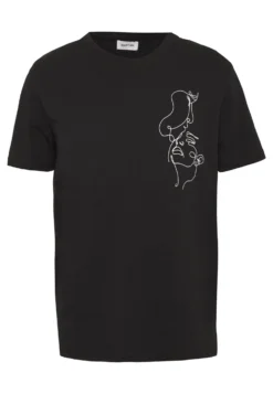 YOURTURN UnisexT-Shirt Con StampaBlack Uomo T-shirt E Polo YO121003F-Q11