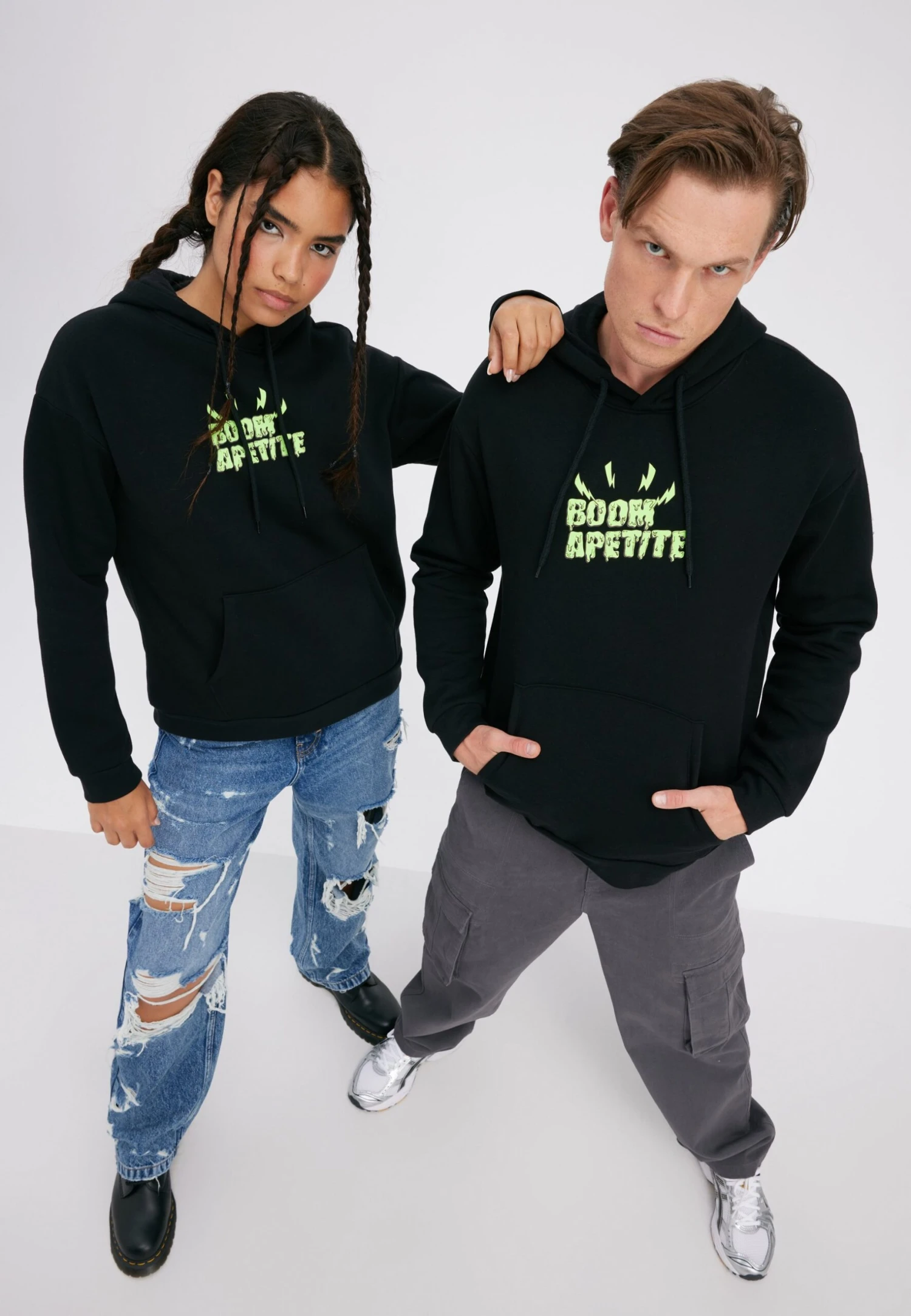 YOURTURN UnisexFelpaBlack Uomo Maglieria E Felpe YO121016D-Q11 2 YOURTURN UnisexFelpaBlack Uomo Maglieria E Felpe YO121016D-Q11 - immagine 2