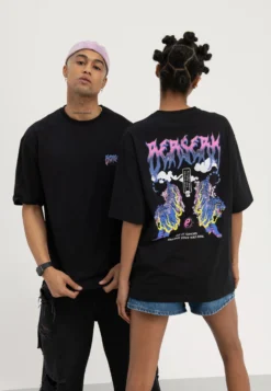 YOURTURN UnisexT-Shirt Con StampaBlack Donna T-shirt E Top YO121010A-Q11