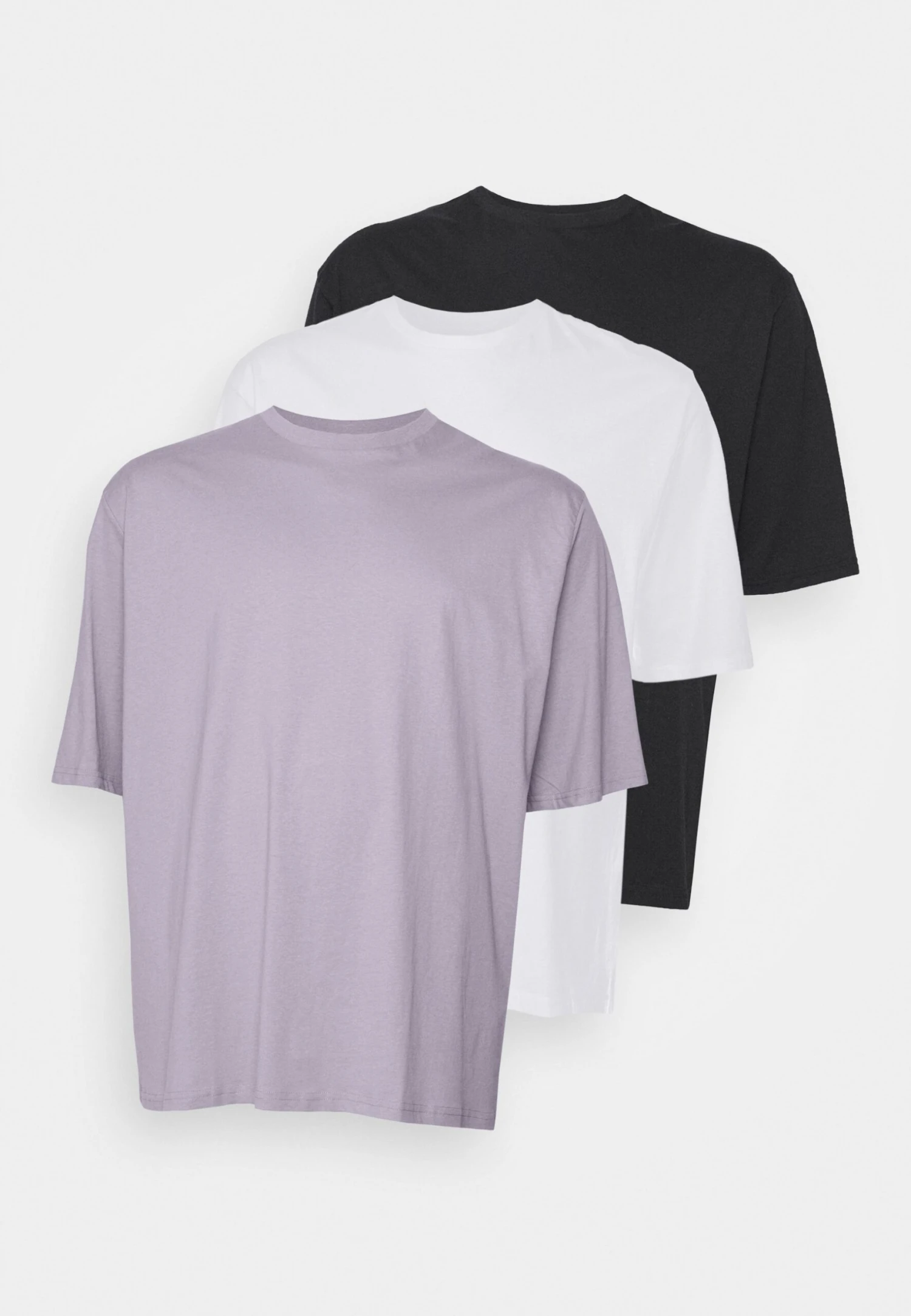 YOURTURN Unisex 3 Pack T-Shirt BasicWhite/Lilac/Black Uomo T-shirt E Polo YO12100WH-A11 9 YOURTURN Unisex 3 Pack T-Shirt BasicWhite/Lilac/Black Uomo T-shirt E Polo YO12100WH-A11 - immagine 9