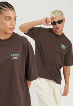 YOURTURN Unisex - T-Shirt Con Stampa - Brown -Yourturn 7f019eb4738f42ac8dca592d9df3f843 scaled