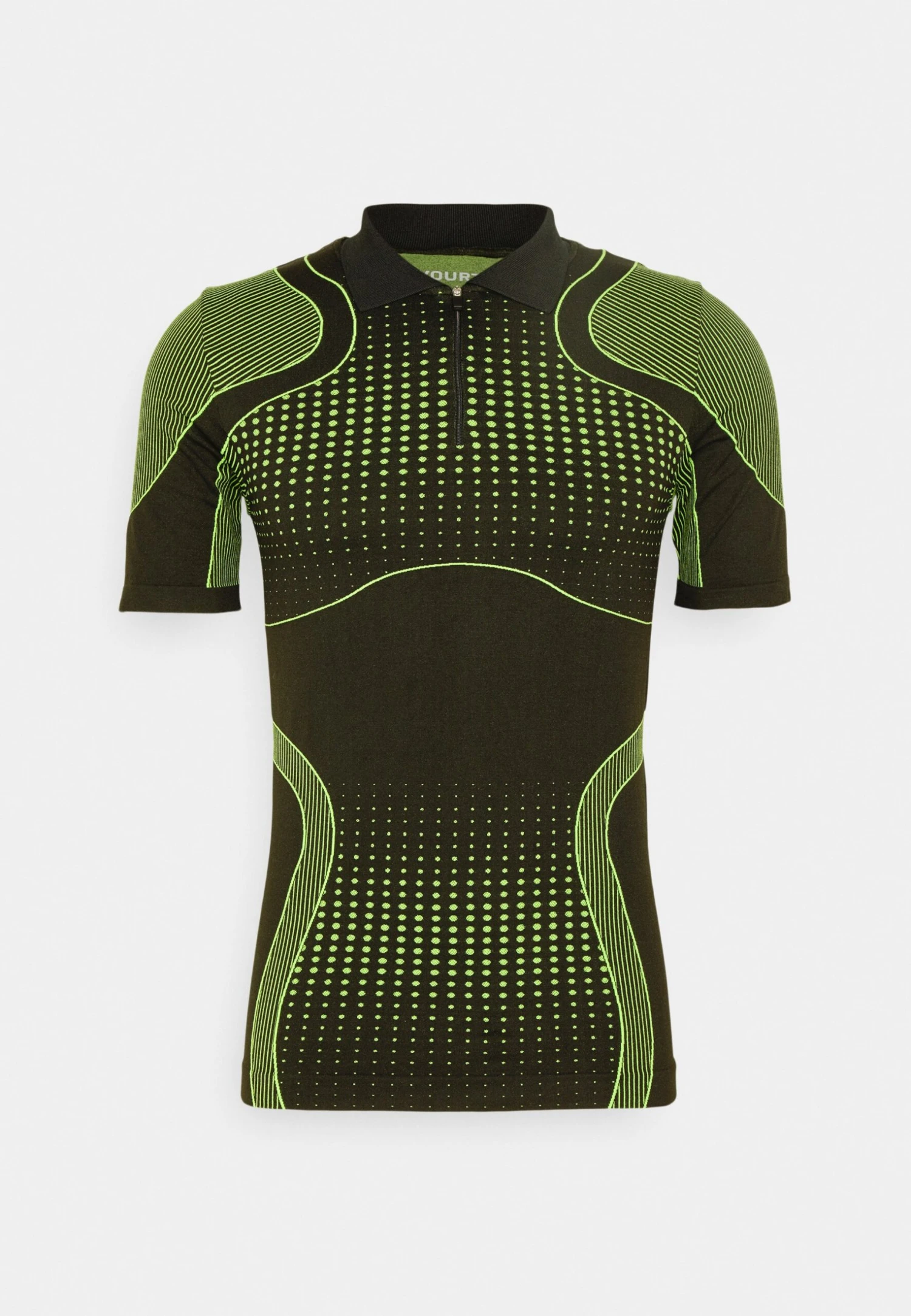 YOURTURN Unisex - Polo - Black/Green 5 YOURTURN Unisex - Polo - Black/Green - immagine 5