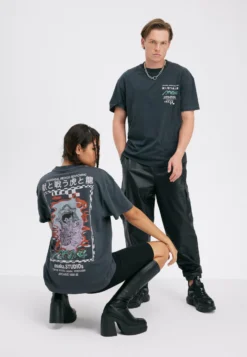 YOURTURN UnisexT-Shirt Con StampaBlack Donna T-shirt E Top YO122O0T1-Q11