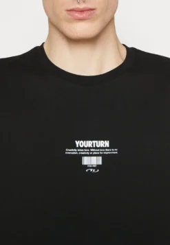 YOURTURN UnisexT-Shirt Con Stampa Black Donna T-shirt E Top YO121012V-Q11 -Yourturn 8310ce7744d343d09d1ffd23ec80009a scaled