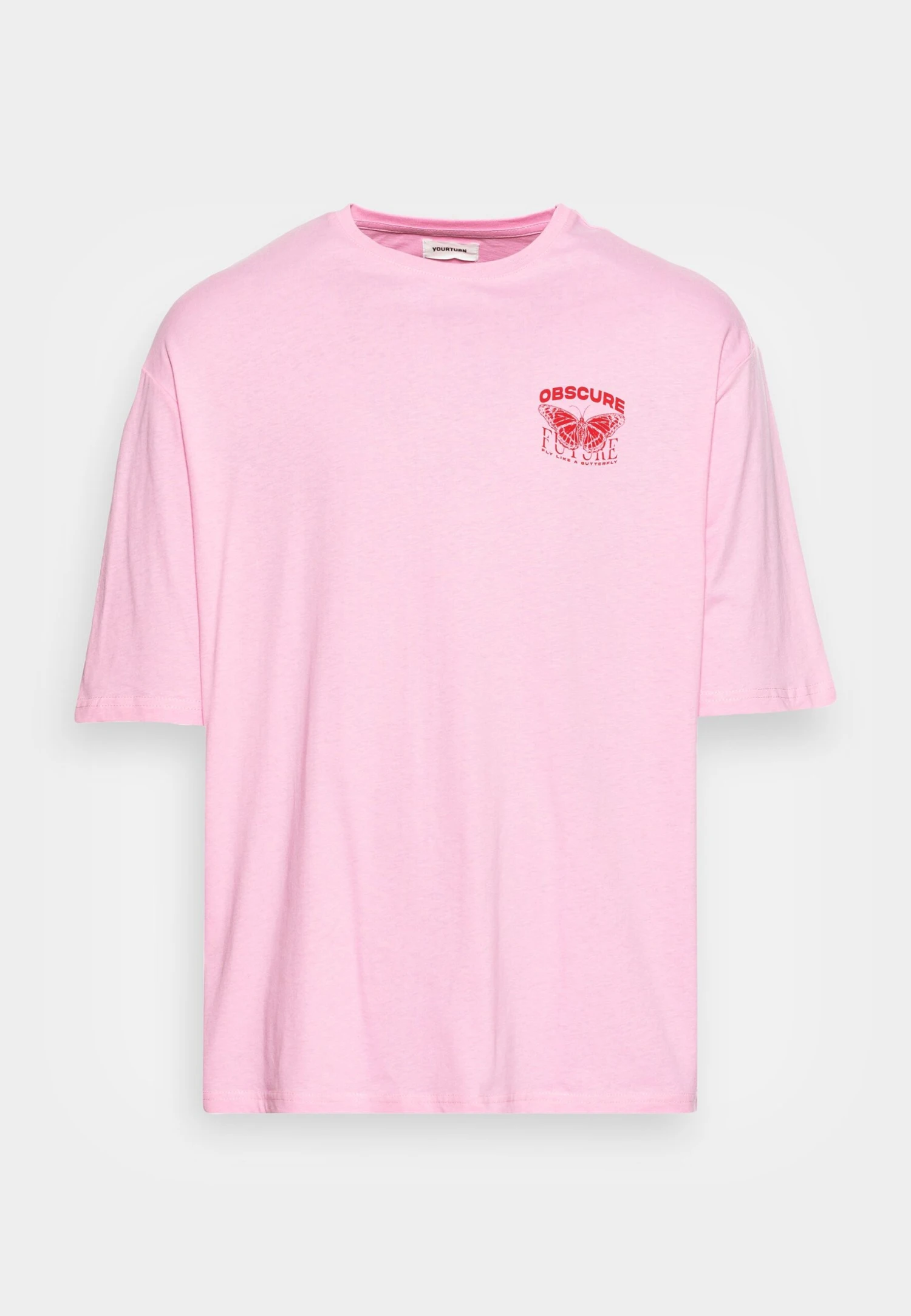 YOURTURN Nostalgia Future Tee UnisexT-Shirt Con StampaPink Uomo T-shirt E Polo YO12100M4-J11 4 YOURTURN Nostalgia Future Tee UnisexT-Shirt Con StampaPink Uomo T-shirt E Polo YO12100M4-J11 - immagine 4