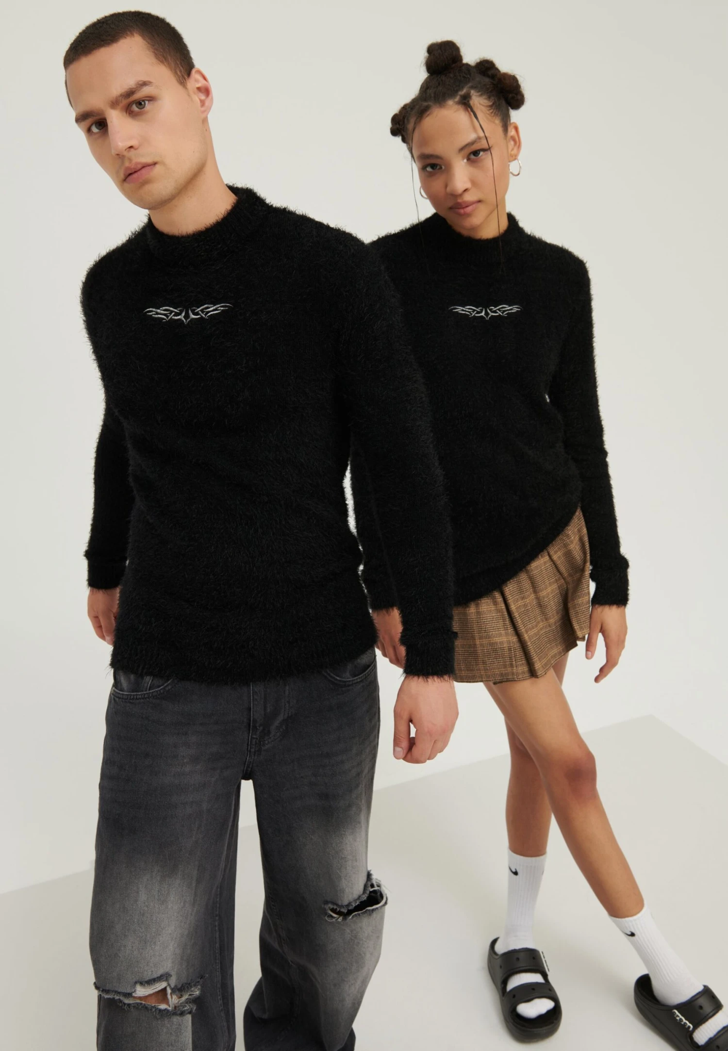 YOURTURN UnisexMaglioneBlack Uomo Maglieria YO122Q056-Q11 1 YOURTURN UnisexMaglioneBlack Uomo Maglieria YO122Q056-Q11