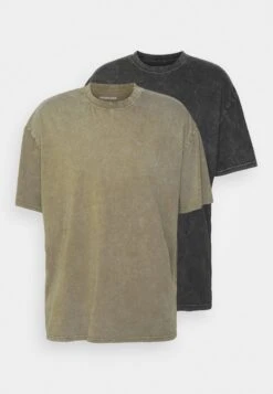 YOURTURN 2 Pack UnisexT-Shirt BasicBlack/Olive Uomo T-shirt E Polo YO121011D-Q11 -Yourturn 87650e8a40104bc792f82977074a6138 scaled