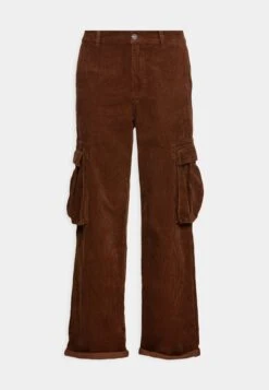 YOURTURN Corduroy Unisex - Pantaloni Cargo - Dark Brown -Yourturn 8f0684fefd444305996ecd0334317fe8 scaled