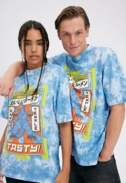 YOURTURN UnisexT-Shirt Con StampaBlue Uomo T-shirt E Polo YO122O0SR-K11