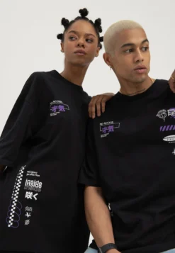 YOURTURN UnisexT-Shirt Con StampaBlack Donna T-shirt E Top YO12100N0-Q12 -Yourturn 926dea724783498eb03f58badda99378 scaled