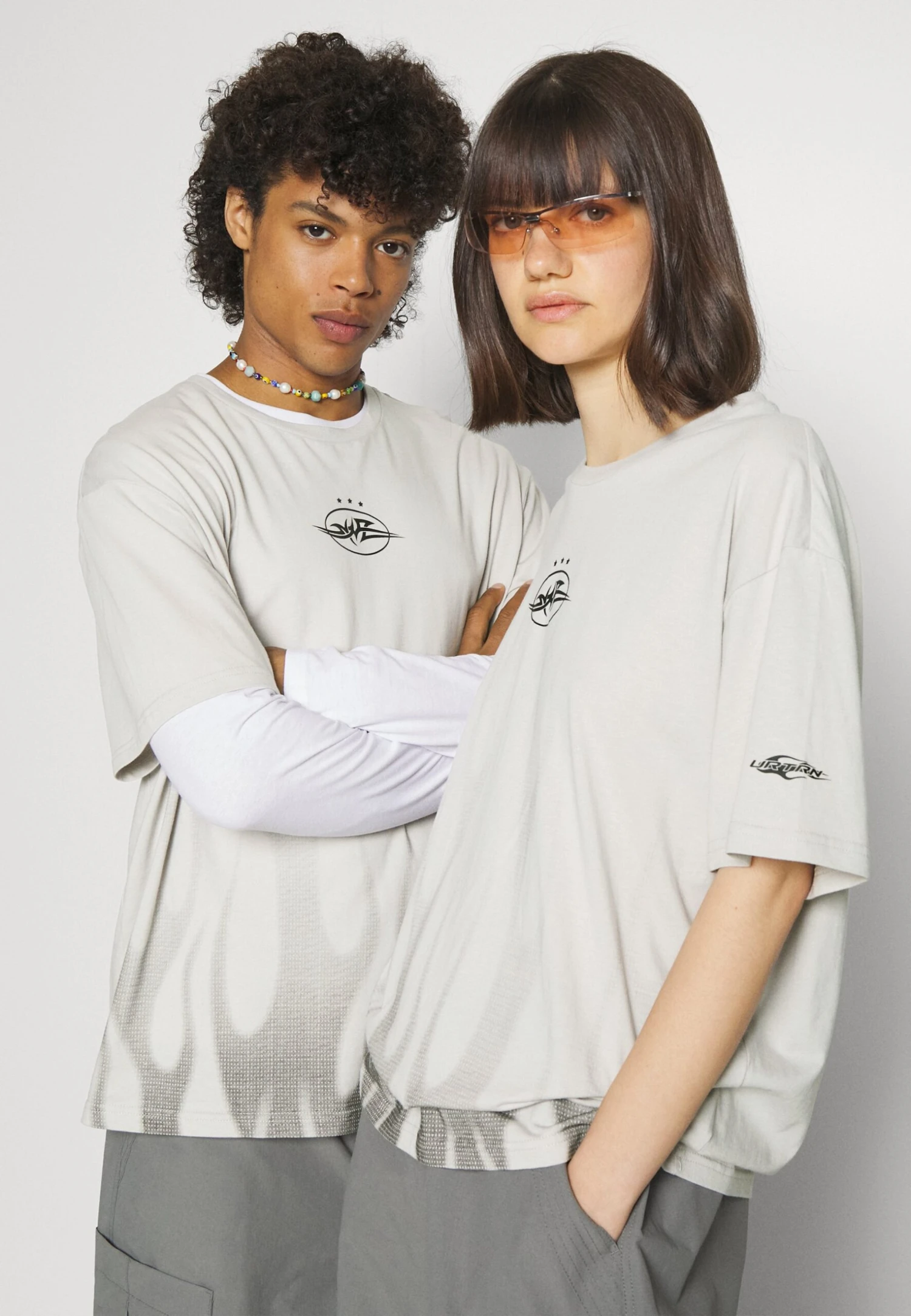 YOURTURN UnisexT-Shirt Con StampaLight Grey Donna T-shirt E Top YO12100ZH-C11 4 YOURTURN UnisexT-Shirt Con StampaLight Grey Donna T-shirt E Top YO12100ZH-C11 - immagine 4