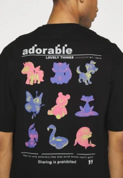 YOURTURN UnisexT-Shirt Con StampaBlack Donna T-shirt E Top YO12100YV-Q11 -Yourturn 9347e389655147d59593003c7791181e scaled