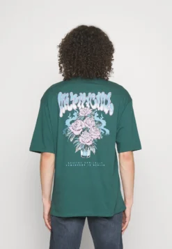 YOURTURN Graphic Tee UnisexT-Shirt Con StampaGreen Donna T-shirt E Top YO1210124-M11