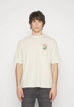 YOURTURN Crocodile Florida Graphic Tee Unisex T-Shirt Con StampaBeige Uomo T-shirt E Polo YO1210130-B11 -Yourturn 9ec5e68fe32d49e684b20f4423bf8c94 scaled