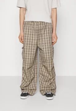 YOURTURN Unisex - Pantaloni Cargo - Beige