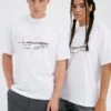 YOURTURN UnisexT-Shirt Con StampaWhite Uomo T-shirt E Polo YO122O0SN-A11