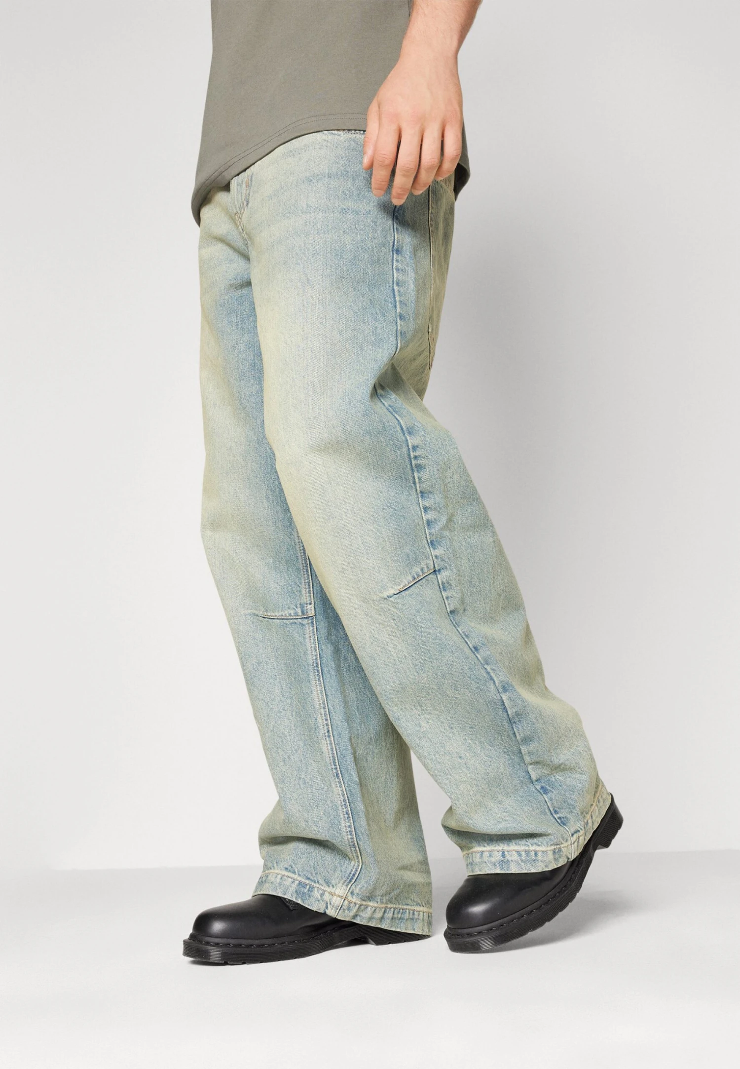 YOURTURN Extreme Baggy Fit UnisexJeans BaggyDark Blue Denim Donna Jeans YO121014J-K11 4 YOURTURN Extreme Baggy Fit UnisexJeans BaggyDark Blue Denim Donna Jeans YO121014J-K11 - immagine 4