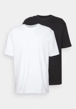 YOURTURN 2 Pack UnisexT-Shirt BasicBlack/White Uomo T-shirt E Polo YO12100L6-Q11