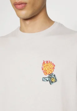 YOURTURN UnisexT-Shirt Con StampaGrey Donna T-shirt E Top YO1210107-C11 -Yourturn c2858e9efb184eb7b739799a0b4c256f scaled