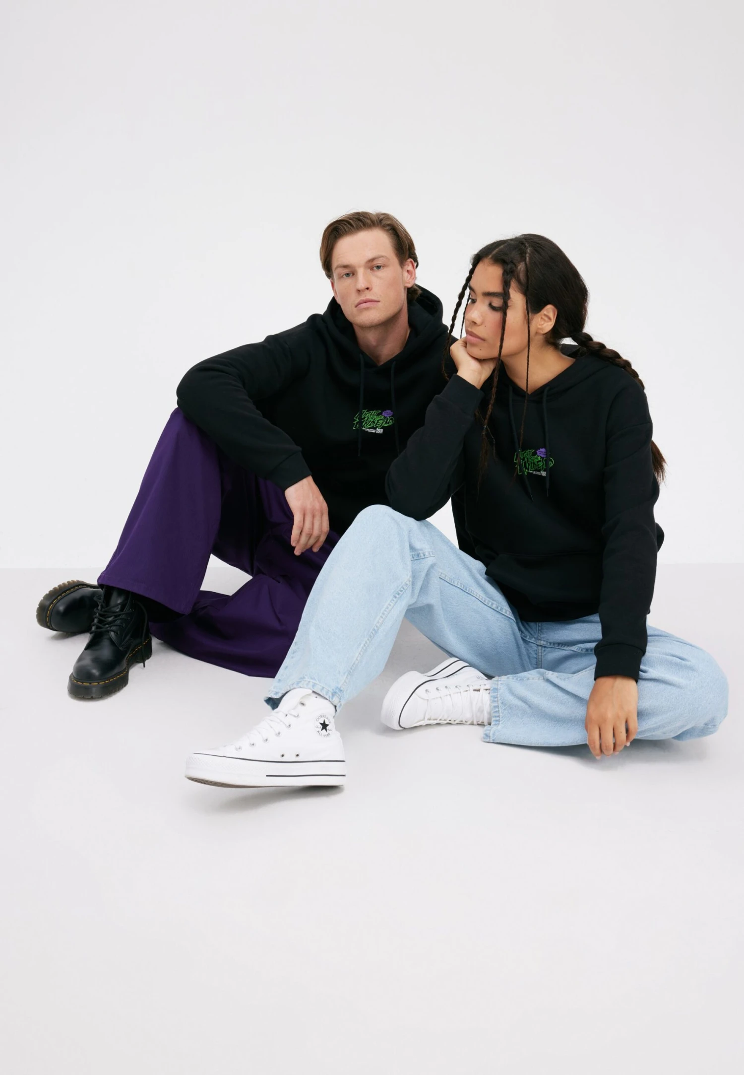 YOURTURN UnisexFelpaBlack Donna Felpe YO1210165-Q11 2 YOURTURN UnisexFelpaBlack Donna Felpe YO1210165-Q11 - immagine 2