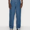 YOURTURN Wide Leg Unisex- Jeans Baggy - Rinsed Denim