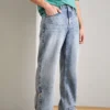YOURTURN UnisexJeans BaggyLight Blue Denim Donna Jeans YO121010S-K11