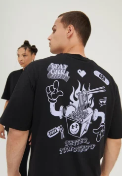 YOURTURN UnisexT-Shirt Con StampaBlack Uomo T-shirt E Polo YO1210109-Q11 -Yourturn cd4162ea861a44598f3eede436509c63 scaled