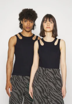 YOURTURN UnisexTopBlack Donna T-shirt E Top YO12100ZE-Q11