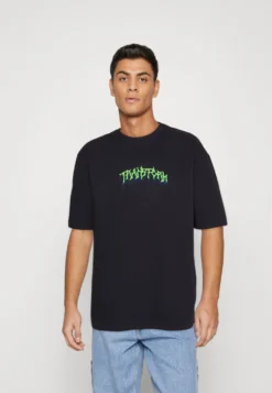 YOURTURN UnisexT-Shirt Con StampaBlack Donna T-shirt E Top YO12100YG-Q11