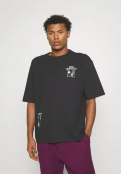 YOURTURN UnisexT-Shirt Con StampaBlack Donna T-shirt E Top YO1210118-Q11