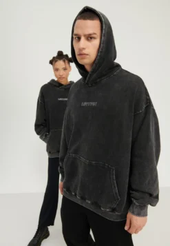 YOURTURN UnisexFelpa Con CappuccioBlack Donna Felpe YO1210135-Q11